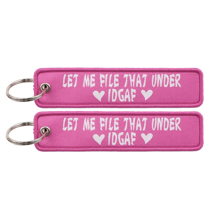 LET ME FILE THAT UNDER ♥ IDGAF ♥