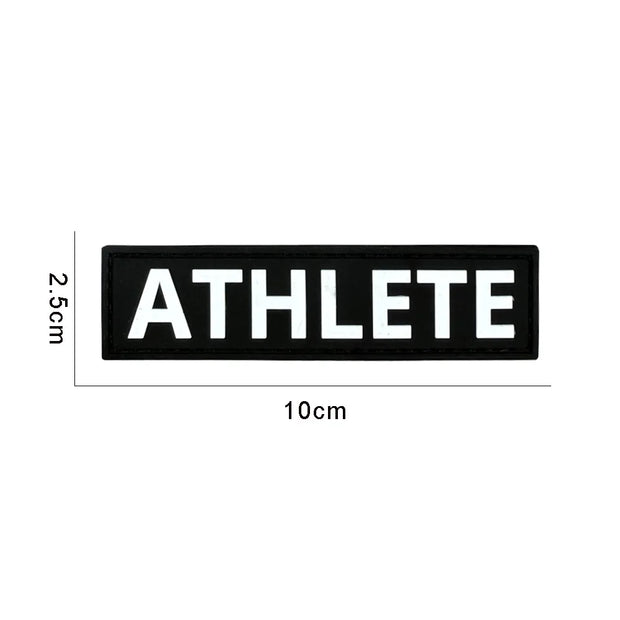 No Pain No Gain Fitness and Sports Series Tactical Embroidered Patches Bench Press Armband Backpack Badge with Hook Backing