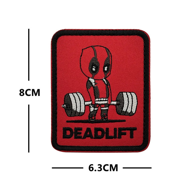 NO PAIN NO GAIN GYM fitness Embroidered luminous PVC Patch Outdoor Morale armband Hook Loop Backpack Tactical Badge Applique