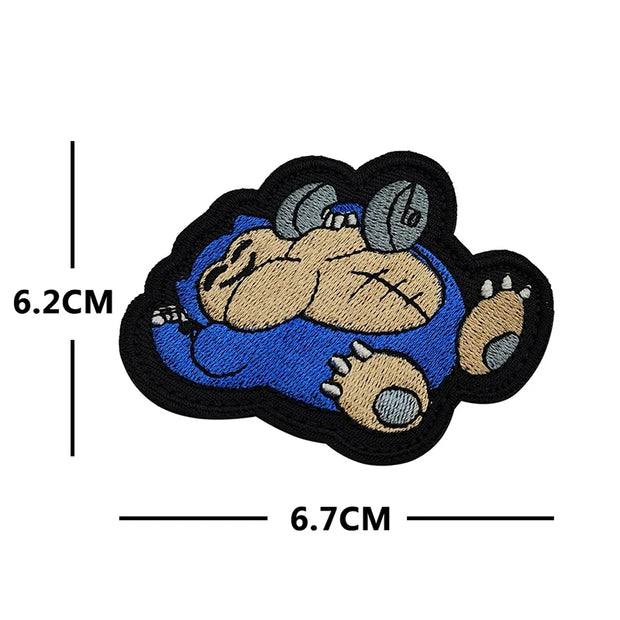 NO PAIN NO GAIN GYM fitness Embroidered luminous PVC Patch Outdoor Morale armband Hook Loop Backpack Tactical Badge Applique