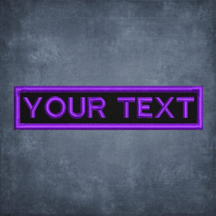 NAME/TEXT PATCH INDIVIDUELL