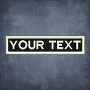 NAME/TEXT PATCH INDIVIDUELL