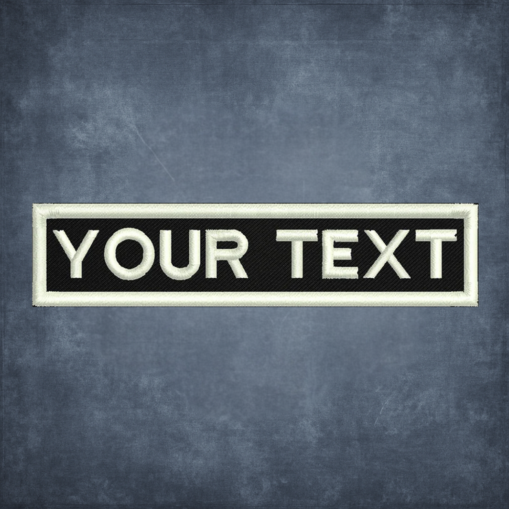 NAME/TEXT PATCH INDIVIDUELL
