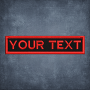 NAME/TEXT PATCH INDIVIDUELL