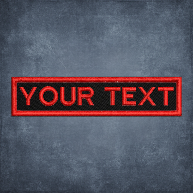 NAME/TEXT PATCH INDIVIDUELL