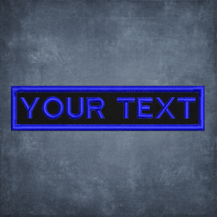 NAME/TEXT PATCH INDIVIDUELL