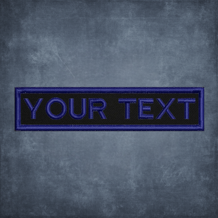 NAME/TEXT PATCH INDIVIDUELL