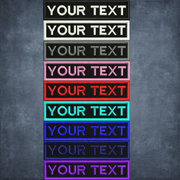 NAME/TEXT PATCH INDIVIDUELL