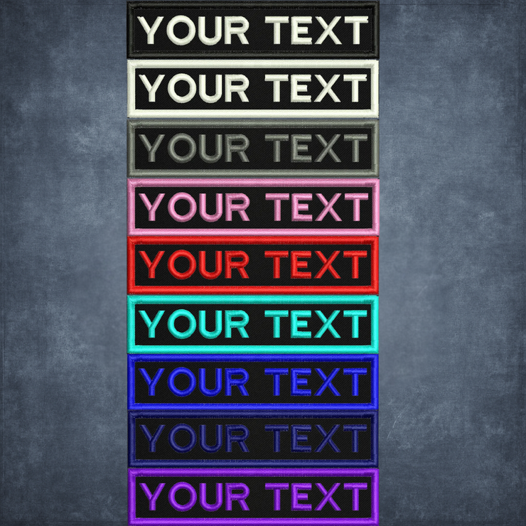 NAME/TEXT PATCH INDIVIDUELL